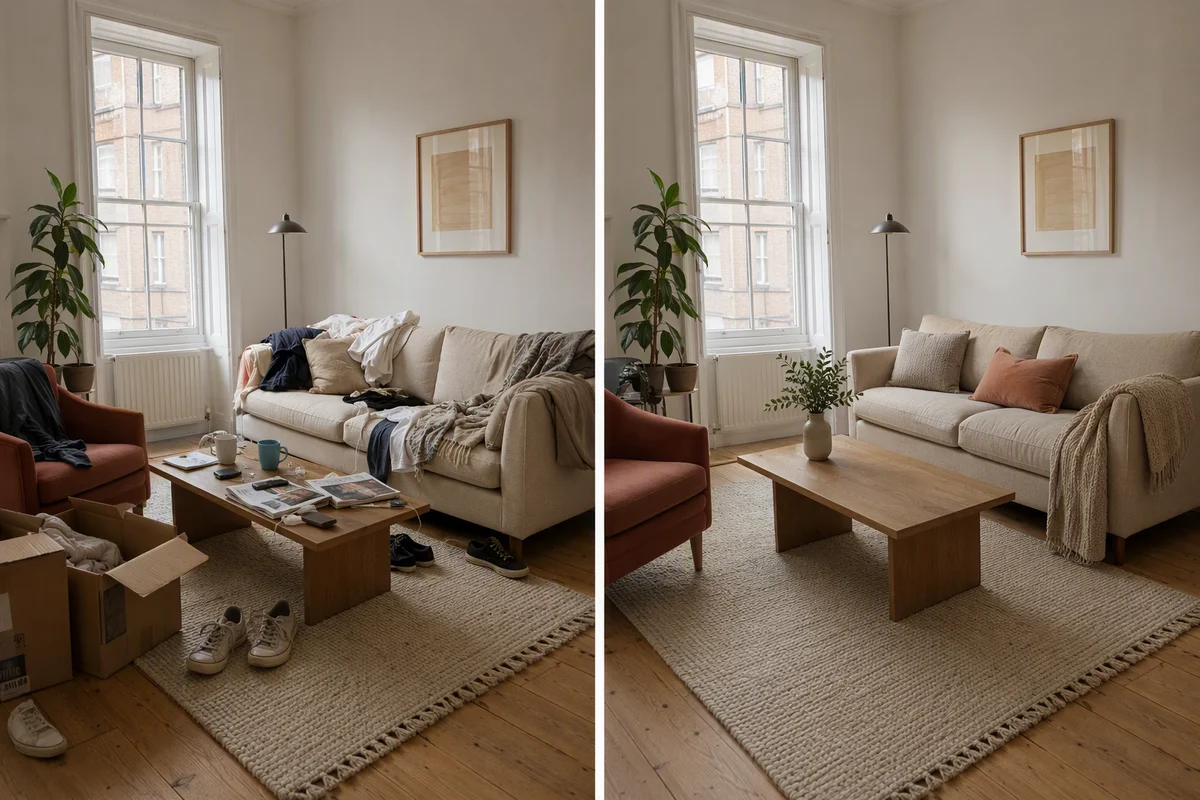 Cleanup: Clear the clutter, keep the room.